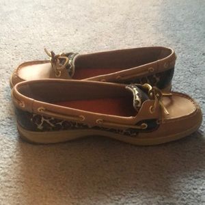 Sparkly sperry boat shoes